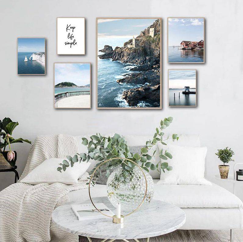 Plakaty z wybrzeżem morskim - Coastal Ocean decorateo.pl