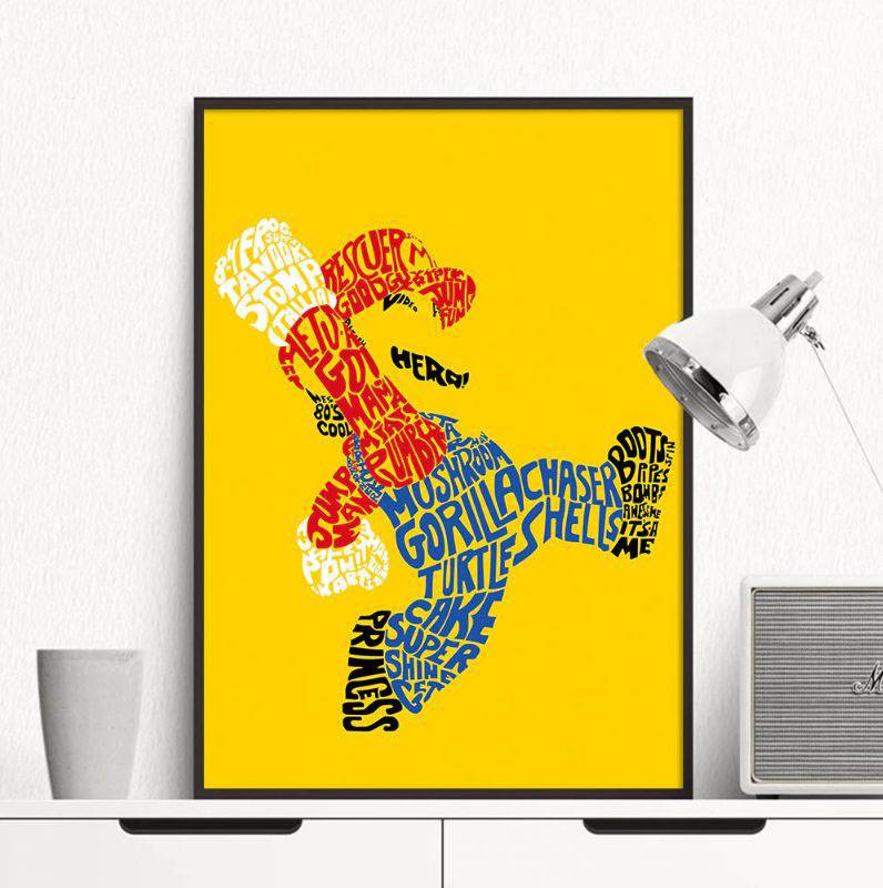 Plakat na ścianę Mario Bros – Super Mario Dla dzieci Grafika Plakaty Decorateo.pl