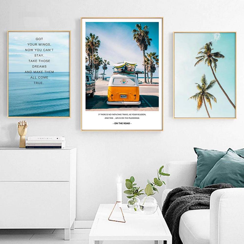 Plakat tropikalny krajobraz - Tropical View zdj 4 decorateo.pl