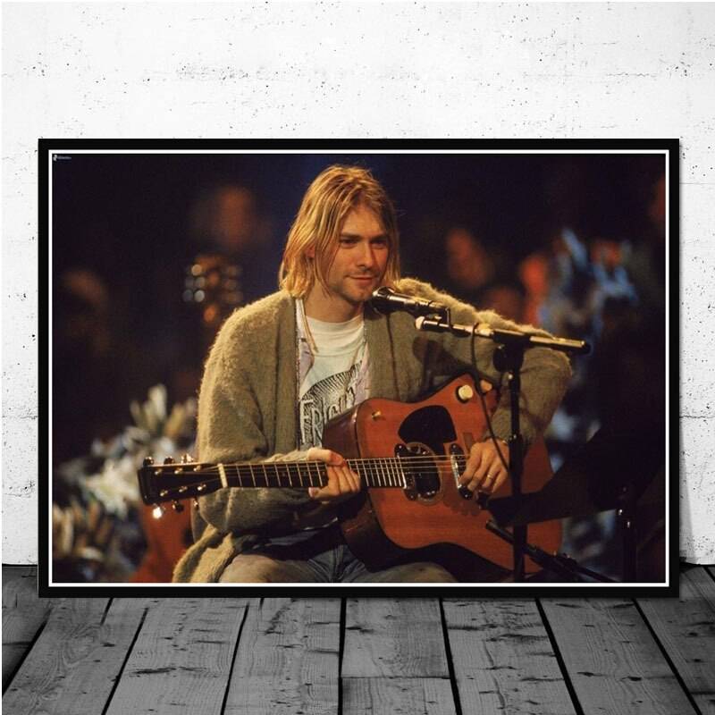 Plakat muzyczny Kurt Cobain zdj 2