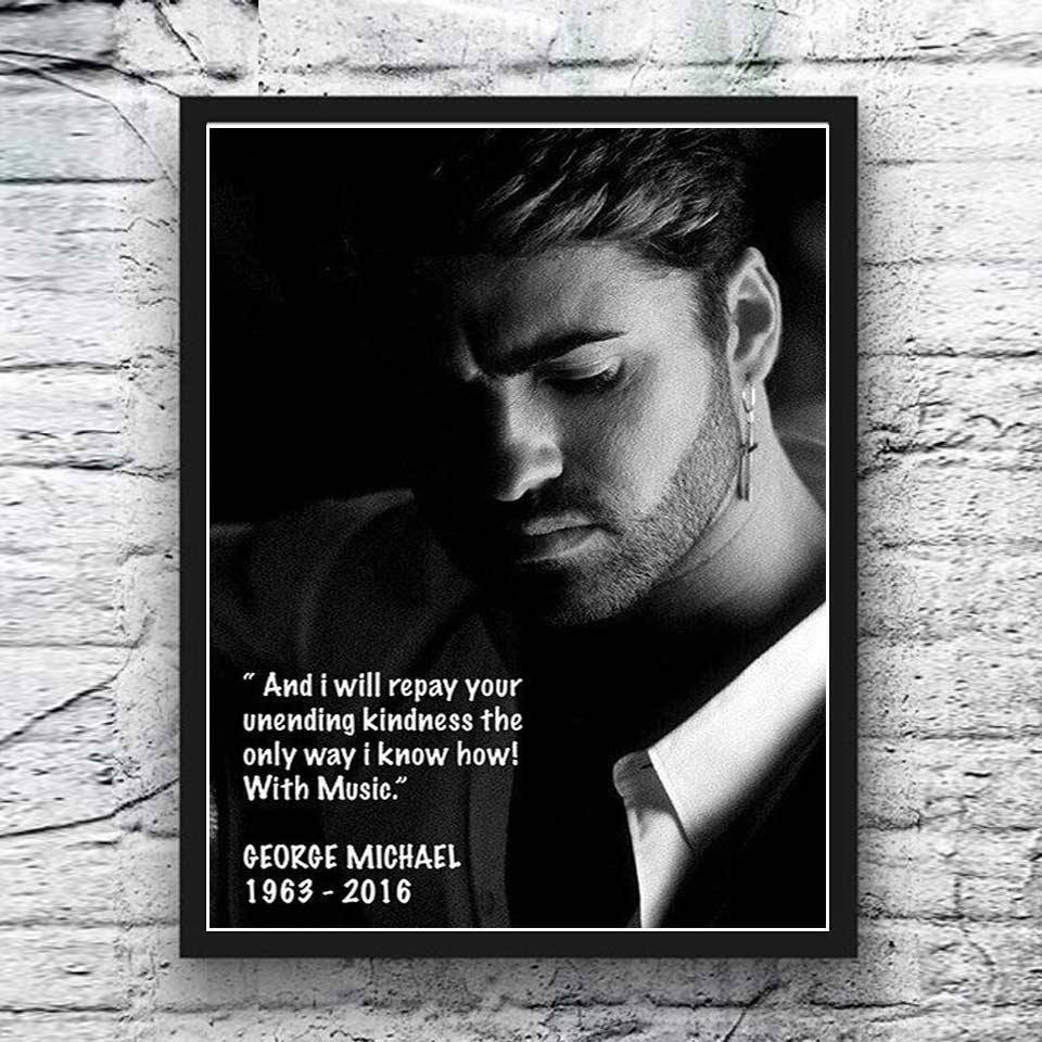 plakat z gwiazdą – george michael zdj (2)
